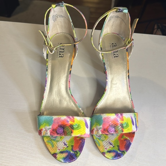 ANA Multicolored Dress Sandals - 8 1/2 - Picture 7 of 7